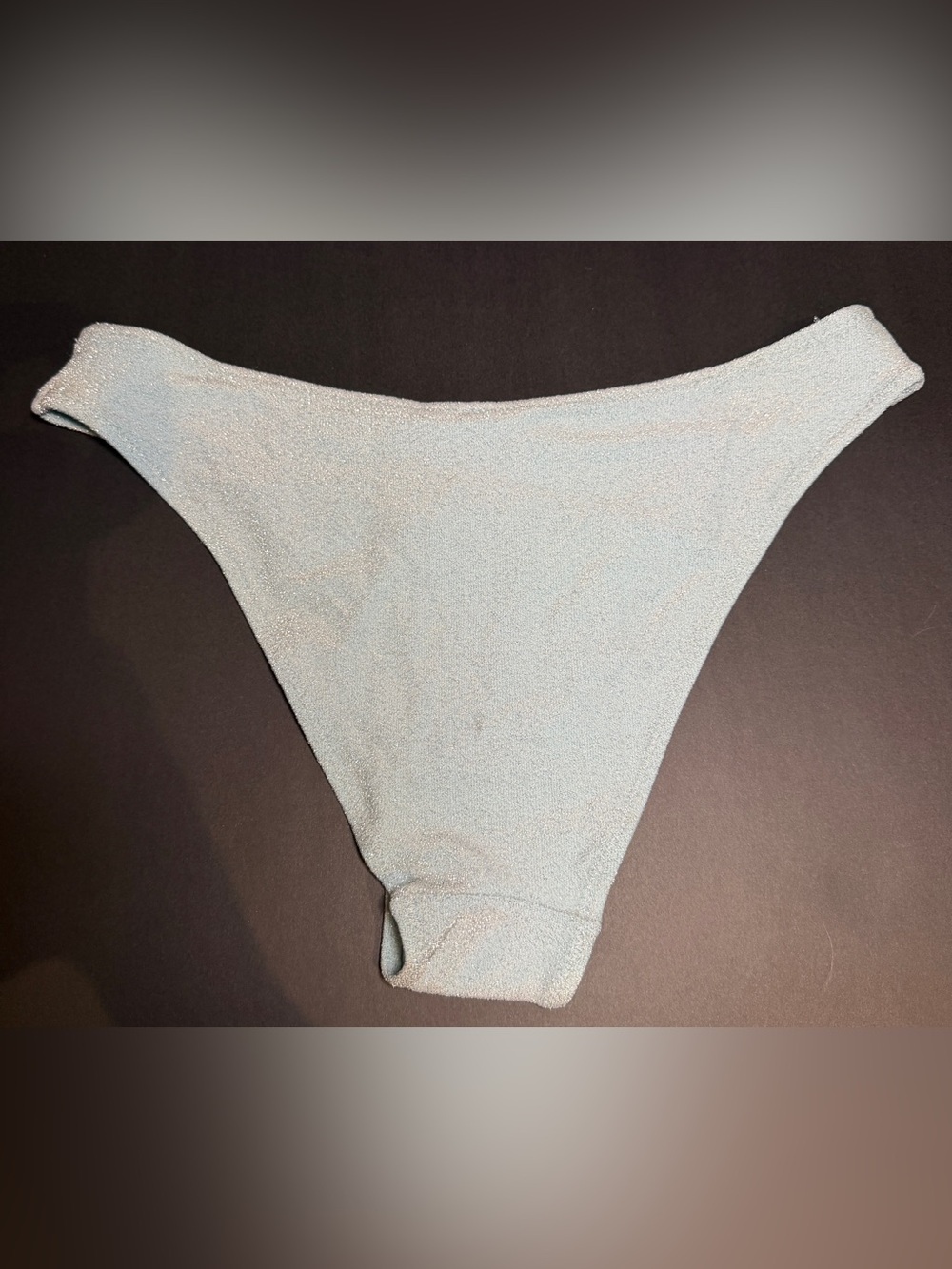 H&M Pale Blue Shimmery Bikini Bottom - Picture 2 of 3